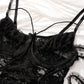 Plus Size Sheer Lace Bodysuits