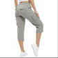 Women's Lightweight Hiking Capris: Quick-Dry, 6 Pockets, Loose Fit