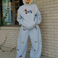 Embroidered Pup Barrel Sweatpants