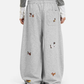 Embroidered Pup Barrel Sweatpants