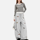 Embroidered Pup Barrel Sweatpants