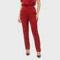 Women's Modern Elastic Waistband Hem Slit Scrub Pants™