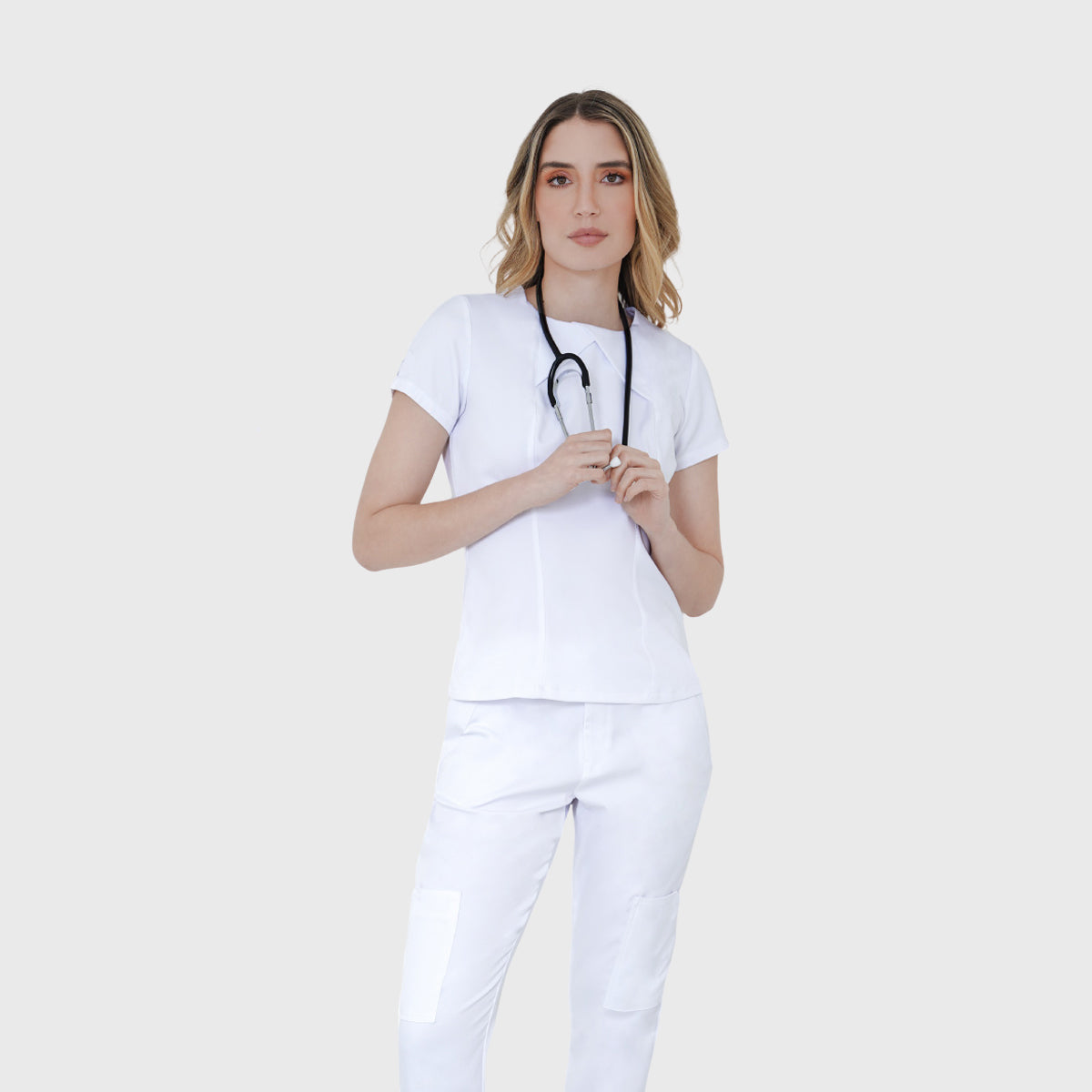Women's Crew Neck Bow Scrub Top™