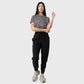 Women's Black Leopard Printed Scrub Set NST23