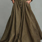 Vintage button-down shirt floor-length dress