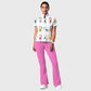 Women's Printed Scrub Set YHSC1