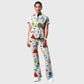 Women's Printed Scrub Set YHSC1