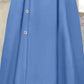 Women's Casual Button Decorated Gathered Pocket Midi Dress
