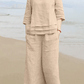 Women'S Casual Loose Top Wide Leg Pants Set
