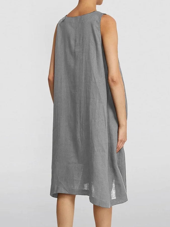 Women's casual sleeveless dress