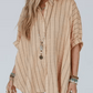Women'S Striped Loose Cotton And Linen Shirt