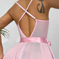 Bow-Tie Lace Backless See-Through Sexy Lingerie