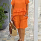 Fallon Top And Shorts Casual Suit