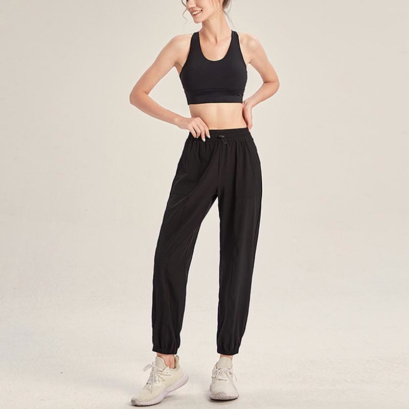 Fitness Yoga Sports Track Pants With Pockets