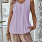 Ladies Lace Hollow Sleeveless Cotton And Linen Casual Vest