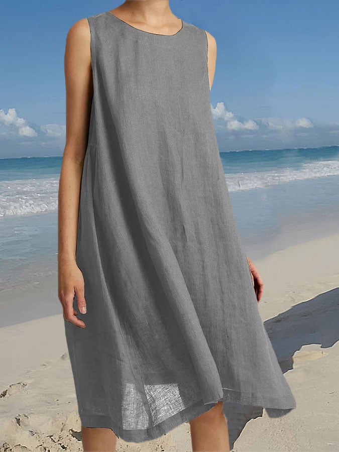 Women's casual sleeveless dress