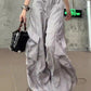 Casual Silvery Drawstring Pockets Pants Summer