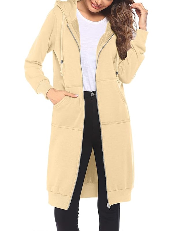 Women Casual Zip up Fleece Hoodies(BUY 2 FREE SHIPPING)
