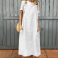 Women's Adjustable Shoulder Strap Dress with Pockets
