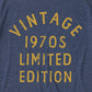 Vintage 1970s Limited Edition Ultra Soft Heather Tee