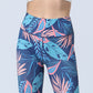 Leaves Print Pants Sports Fitness Yoga High Waist Leggings Women's Yoga Pants