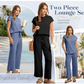 🌺🌺New Arrivals 2025 for Women, Casual Short Sleeve Wide Leg Top, Two Piece Sets