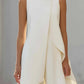 Asymmetric Layered Sleeveless Top & Wide-Leg Pants Set