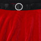 Christmas Velvet Heart Decoration Sexy Suit