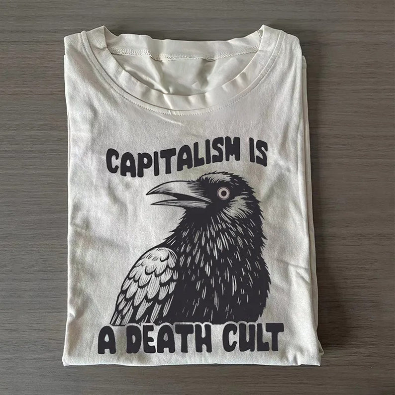 Vintage Capitalism Is A Death Cult Unisex T-shirt