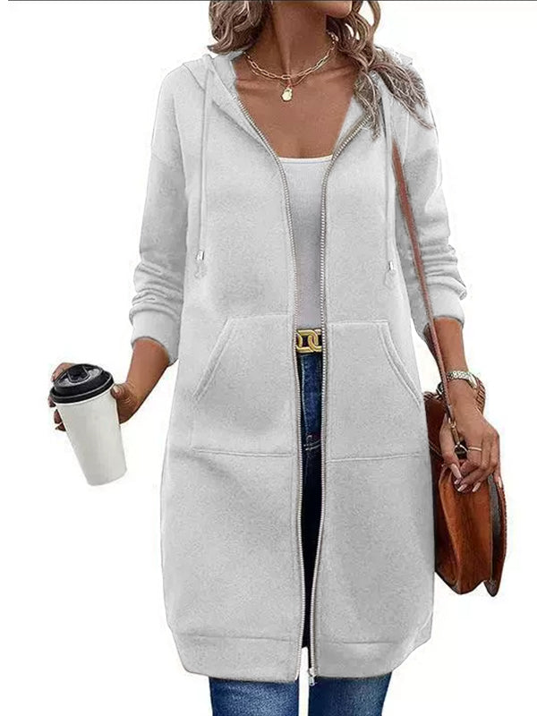 Women Casual Zip up Fleece Hoodies(BUY 2 FREE SHIPPING)