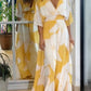Contrasting Floral Holiday Fashion Dress