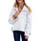 🔥Women's Oversized Hooded Puffer Jacket Quilted Lightweight Winter Warm Pullover Padded Hoodies Coat