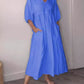 Women's Casual V Neck Dress