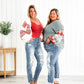 Tummy Control Distressed Cuffed Boyfriend Jeans (Buy 2 Free Shipping)