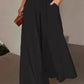 Women's Casual Solid Color Wide Leg Pants