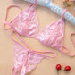 Sexy Open-Crotch Exposed Breasts Lace Lingerie Set