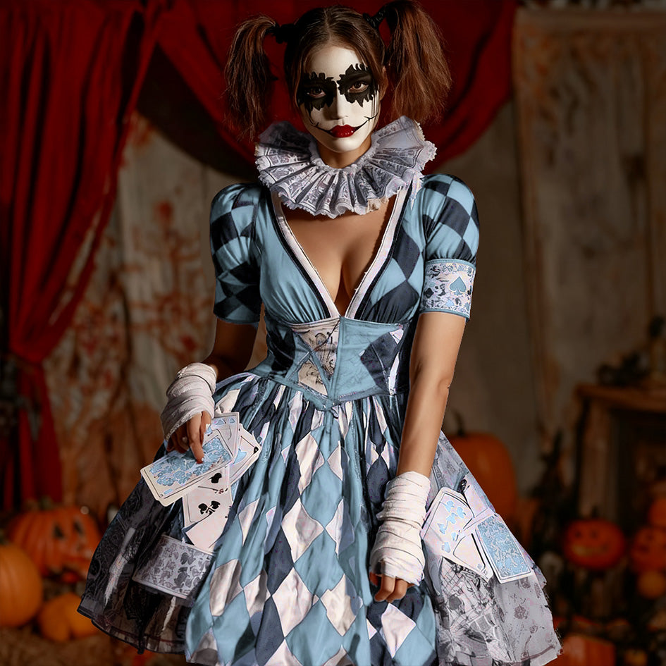 Women Halloween Cosplay Gothic Style Dress