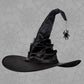 Halloween Gothic Dark Party Ruffled Witch Hat