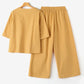 Women'S Casual Loose Top Wide Leg Pants Set