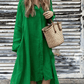Women's Loose Casual Long Sleeve Shirt Dress