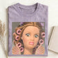 FACE DOLL GIRL FUNNY MEME TEE