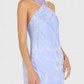 Lavender Halter Scarf Tie Gown