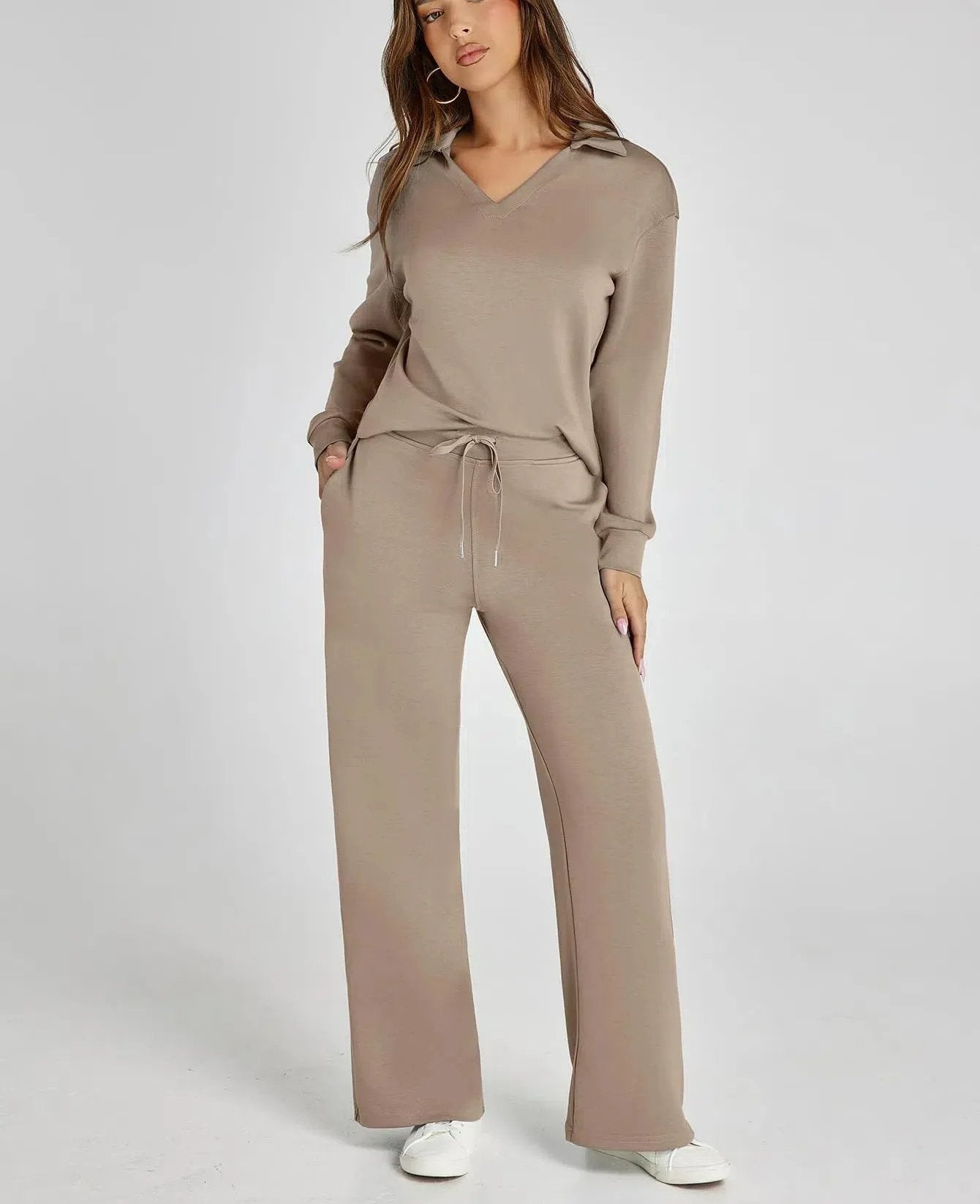 💥 Women's 2 Piece Sets Outfits Casual Long Sleeve Sweatsuits Sets