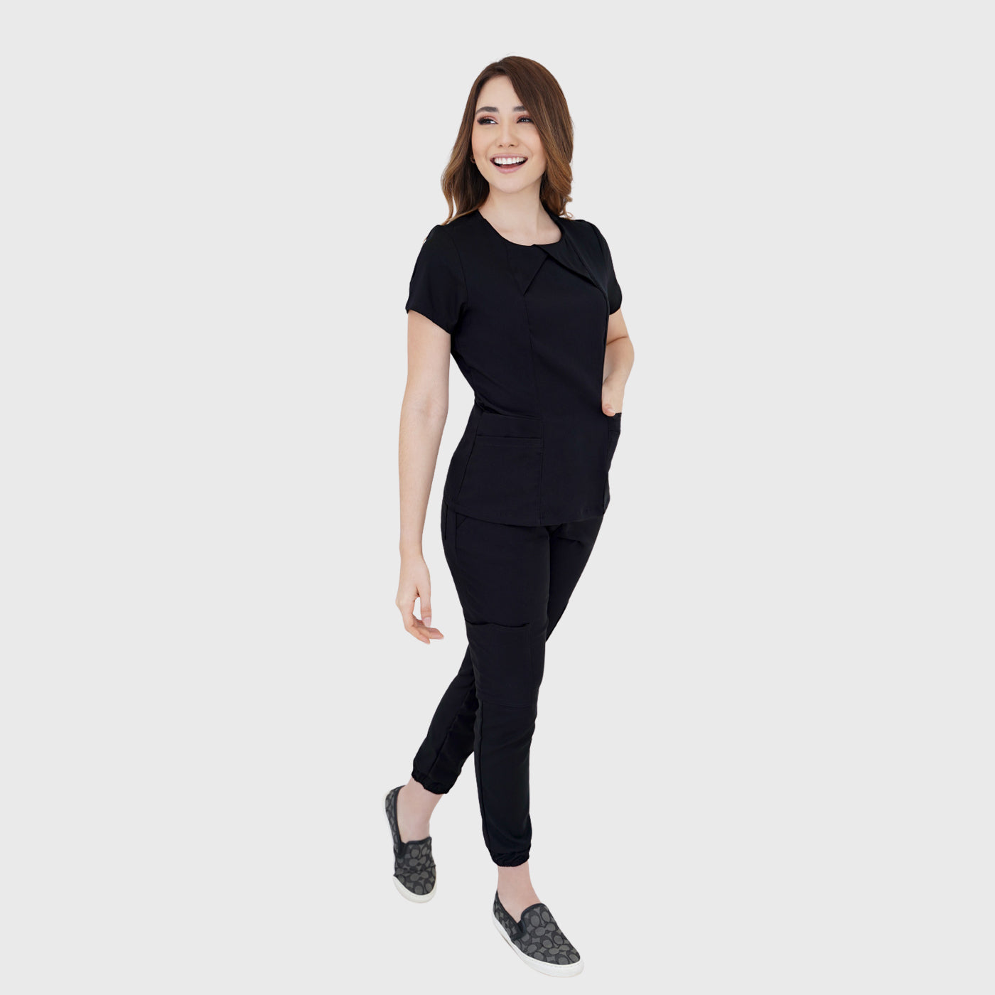Women's Crew Neck Bow Scrub Top™