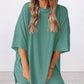 2025 Summer Casual Oversized Shirts Shorts Matching Women's Two Piece Lounge Set