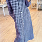 Seersucker Gingham Maxi Dress