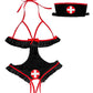 Sexy Naughty Maid Nurse Role-playing Lingerie Set