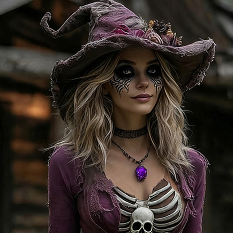 Halloween Party Felt Witch Hat