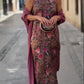 Bohemian Printed Maxi & Cardigan Set