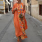 Bohemian Printed Maxi & Cardigan Set